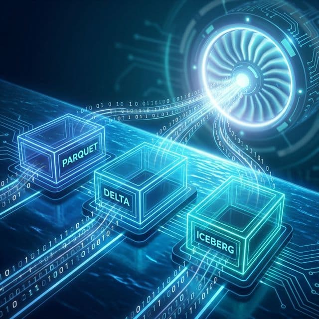 Cover Image for The Architecture of Performance: Optimizing Spark with Parquet Delta and Iceberg