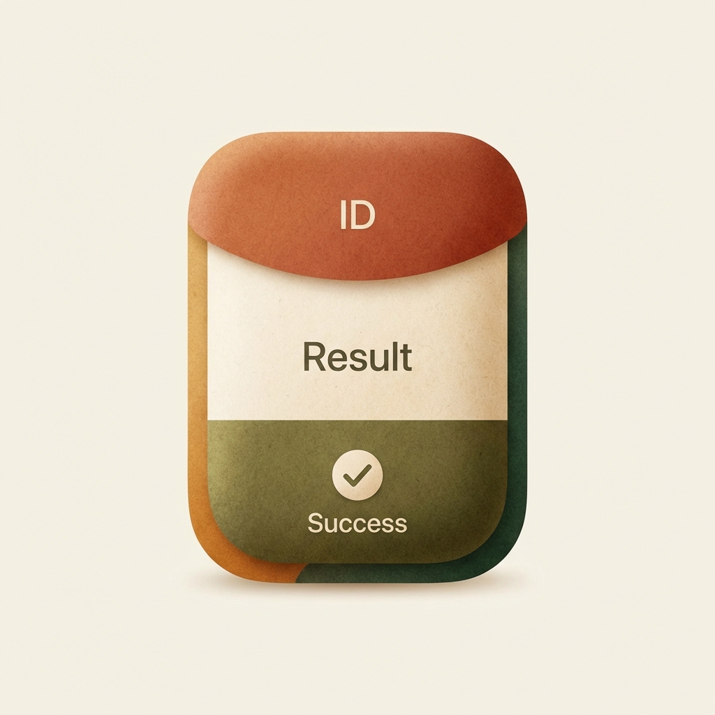 Components of a Tool Result: ID matching, Content string, and Error status